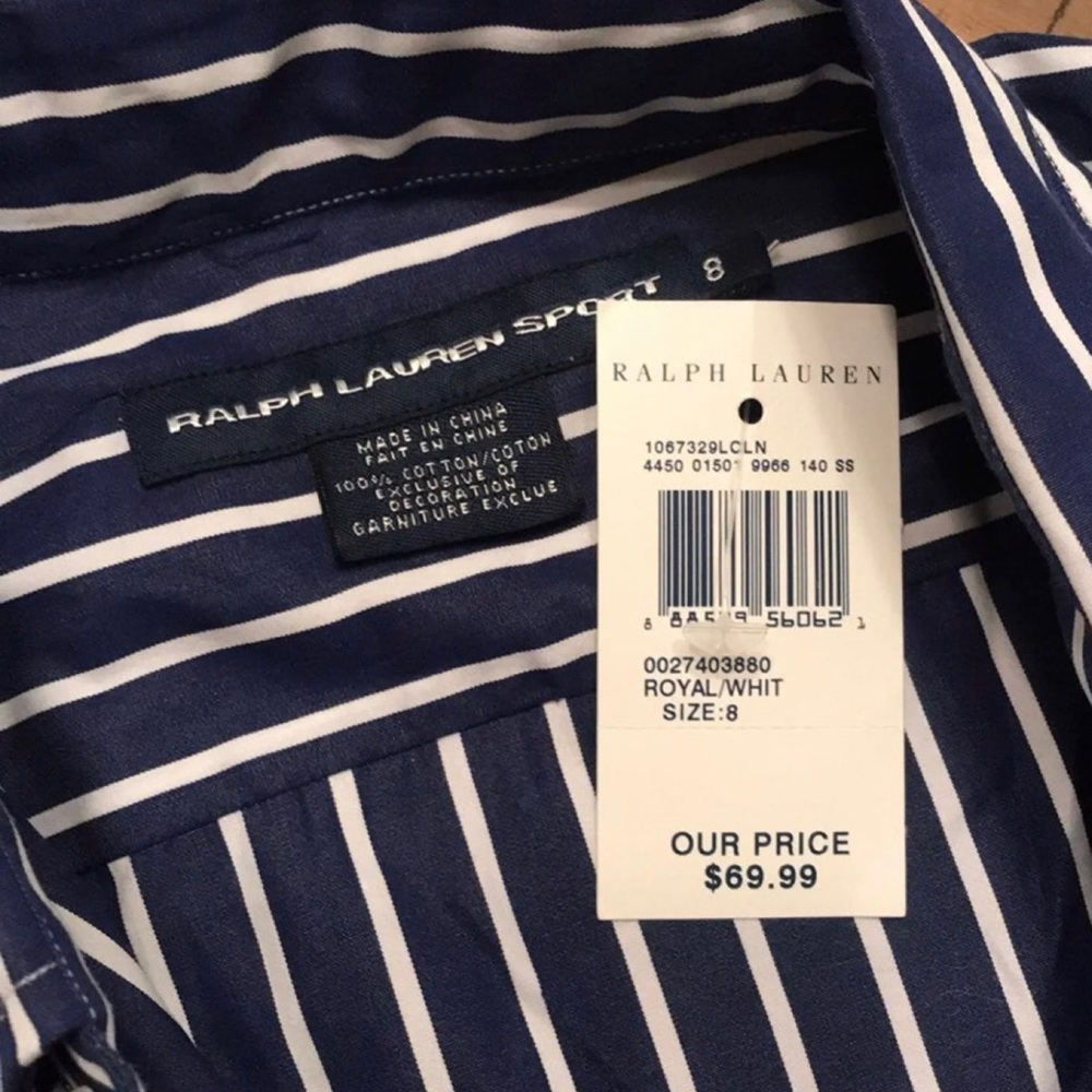 Ralph Lauren Pin Stripe Shirts
